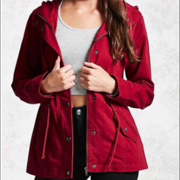 SOLD❤️F21 Utility Jacket❤️ - Picture 2 of 2